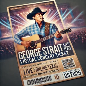 George Strait Virtual Concert Ticket